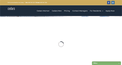 Desktop Screenshot of cedarshousing.com